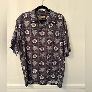 Tommy Bahama Men’s 100% Silk Hawiian Print Shirt-Sz M
